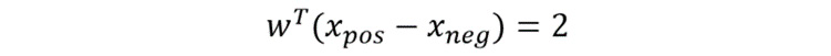 Figure 8.5: Combined equation of two separate hyperplanes
