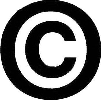 Copyrights symbol.