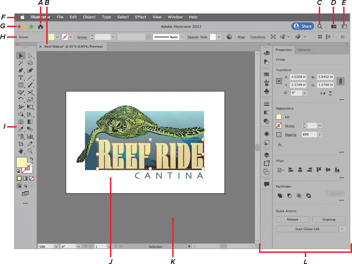 A screenshot represents the Adobe Illustrator application frame.