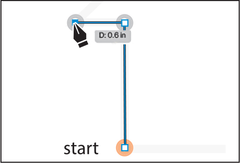 A screenshot shows aligning an anchor point with the previous one using a shift key. A path is shown from anchor point 1 to 2 and from 2 to 3. The pen tool is at anchor point 3.