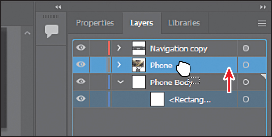 A screenshot of the Layers panel depicts creating a clipping mask.
