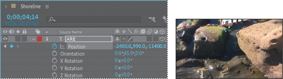 Two screenshots depict creating additional text elements.