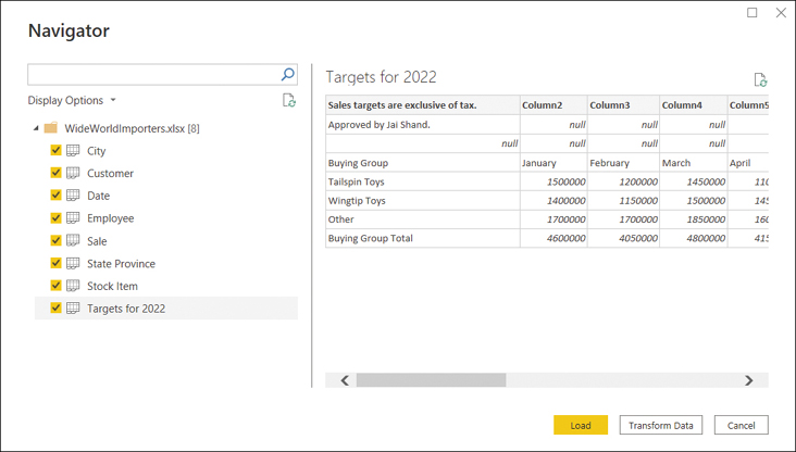 The figure shows the Navigator pane and the preview of the file contents.