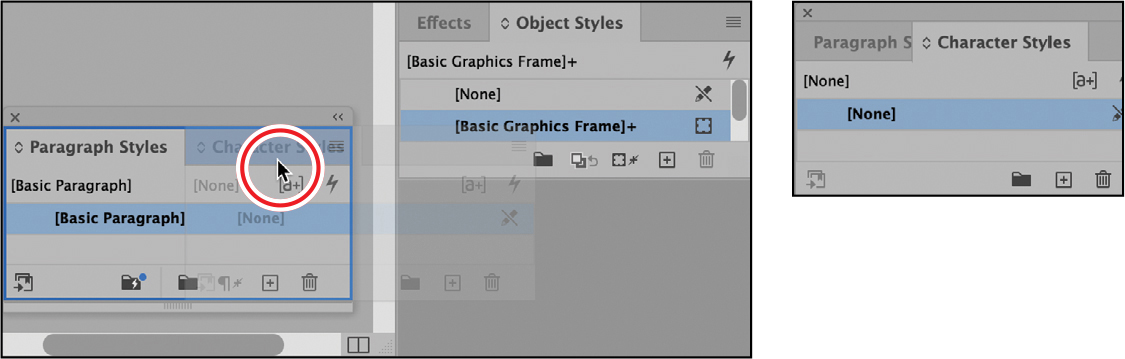 A figure shows the grouping of two panels.