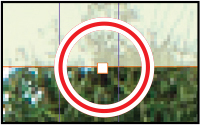 A figure shows resizing the frame. The unselected anchor point is highlighted.