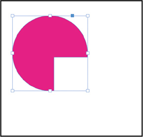 A figure shows a circle and a square.