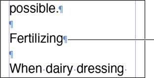 A snapshot of a screen displays as follows. Possible, fertilizing, when dairy dressing.