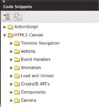 A screenshot shows Code Snippets panel with folders.