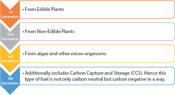 Schematic illustration of the classification of biofuels.