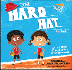 An illustration of a book, The Hard Hat for Kids.