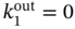 k 1 Superscript out Baseline equals 0