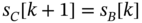 s Subscript upper C Baseline left-bracket 0 right-bracket equals 1