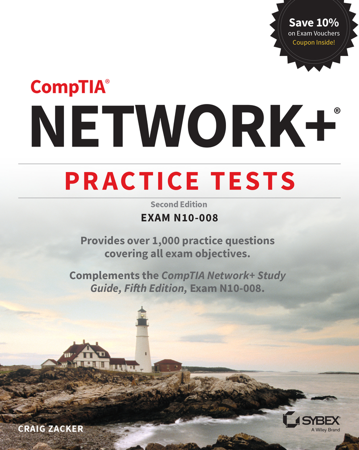 Cover: CompTIA® Network+® Practice Tests, Second Edition by Craig Zacker