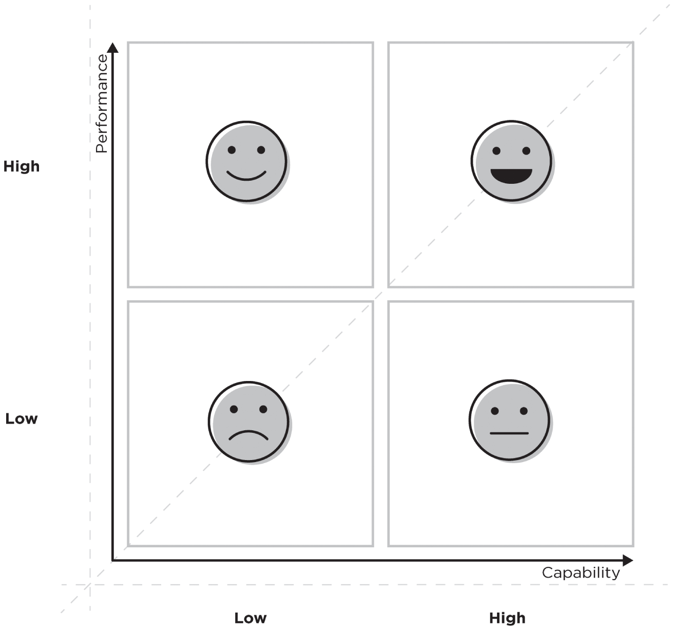 Schematic illustration of certain steps to create an environment within the organisation.