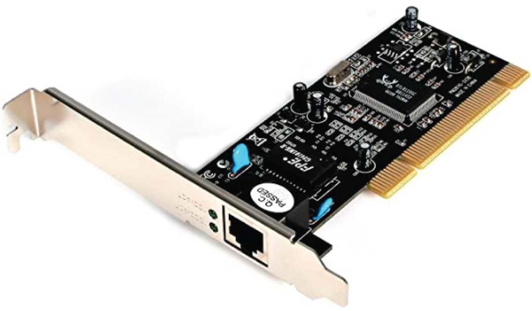 Schematic illustration of network interface card