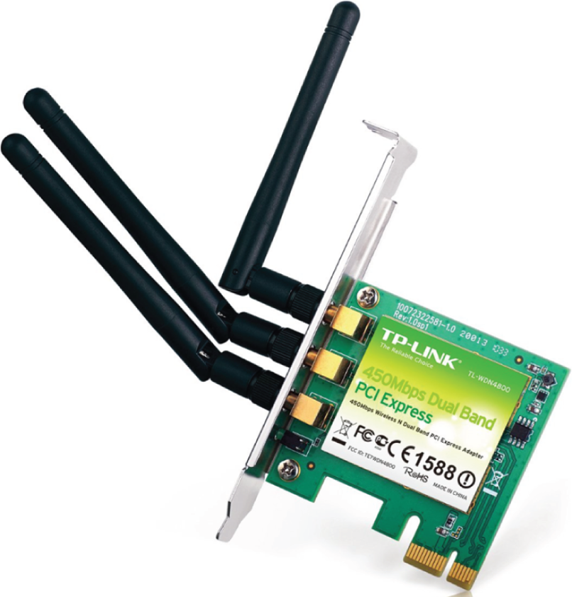 Schematic illustration of a wireless NIC