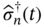 ModifyingAbove sigma With Ì‚ Subscript n Superscript dagger Baseline left-parenthesis t right-parenthesis