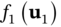 f 1 left-parenthesis bold u 1 right-parenthesis