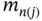 m Subscript n left-parenthesis j right-parenthesis