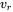 v Subscript r