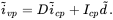 i overTilde Subscript v p Baseline equals upper D i overTilde Subscript c p Baseline plus upper I Subscript c p Baseline d overTilde period