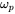 omega Subscript p