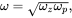 omega equals StartRoot omega Subscript z Baseline omega Subscript p Baseline EndRoot comma