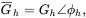 upper G overbar Subscript h Baseline equals upper G Subscript h Baseline angle zero width space phi Subscript h Baseline comma