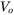 upper V Subscript o