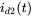 i Subscript d Baseline 2 Baseline left-parenthesis t right-parenthesis