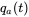 q Subscript a Baseline left-parenthesis t right-parenthesis