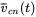 ModifyingAbove v With bar Subscript c n Baseline left-parenthesis t right-parenthesis