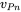 v Subscript upper P n