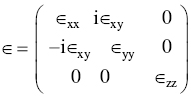 element-of equals Start 2 By 2 Matrix 1st Row 1st Column element-of normal i element-of 2nd Column 0 2nd Row 1st Column StartLayout 1st Row StartLayout 1st Row 1st Column negative normal i element-of 2nd Column element-of Subscript y y Baseline EndLayout 2nd Row StartLayout 1st Row 1st Column 0 2nd Column 0 EndLayout EndLayout 2nd Column StartLayout 1st Row 0 2nd Row element-of Subscript z z Baseline EndLayout EndMatrix