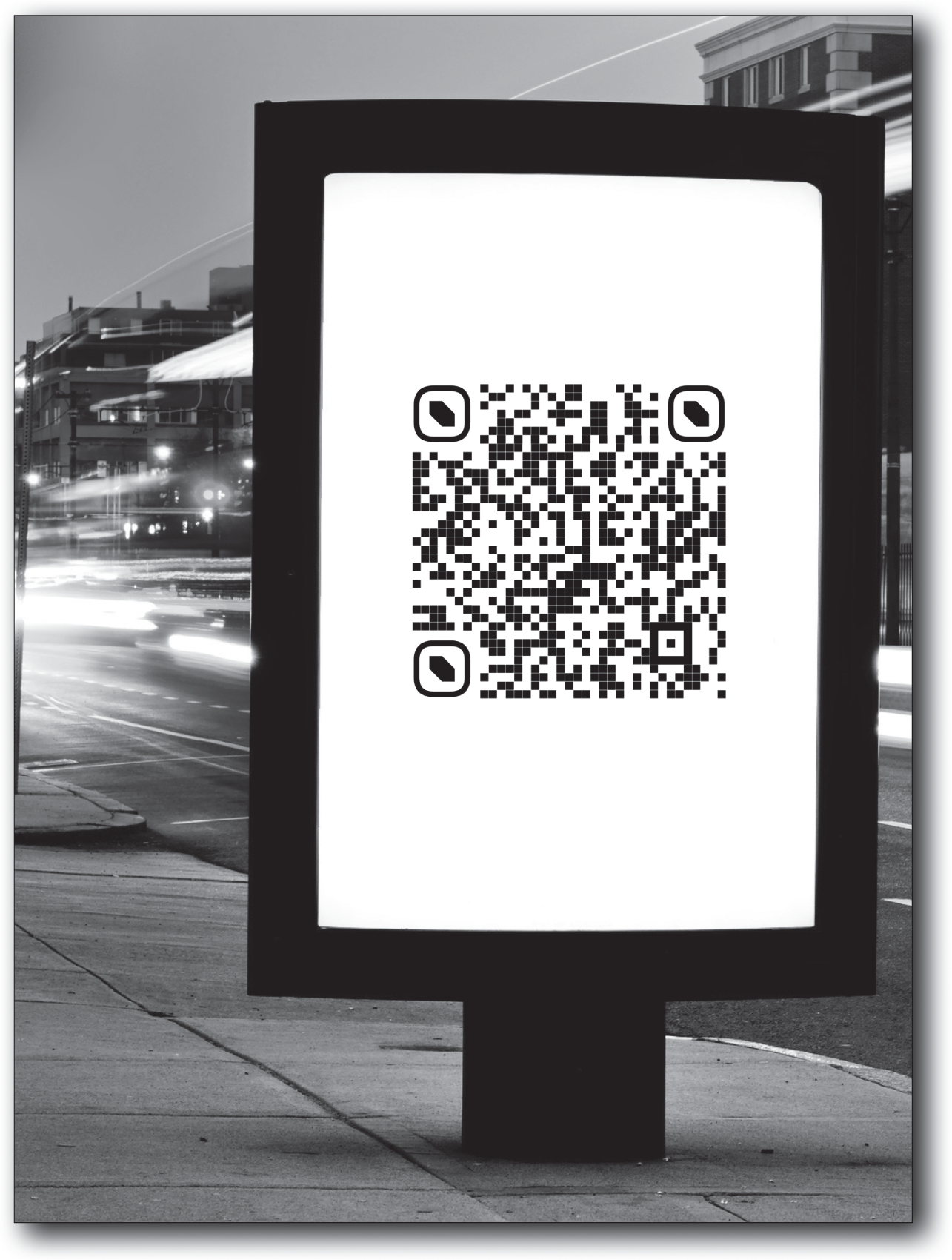 Photograph of the QR in QR codes stands for “quite retro.” But many brands are using them.