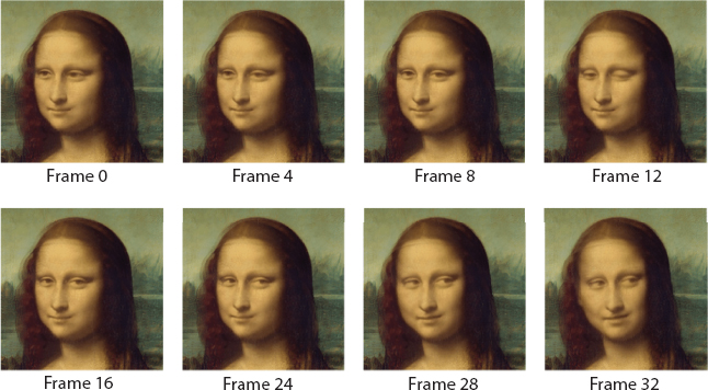 Photographs depict AI bring Mona Lisa’s looks from different angle.