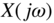 upper X left-parenthesis j omega right-parenthesis