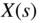 upper X left-parenthesis s right-parenthesis