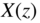 upper X left-parenthesis z right-parenthesis