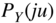 upper P Subscript upper Y Baseline left-parenthesis j u right-parenthesis