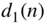 d 1 left-parenthesis n right-parenthesis