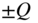 plus-or-minus upper Q