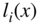 l Subscript i Baseline left-parenthesis x right-parenthesis