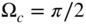 normal upper Omega Subscript c Baseline equals pi slash 2