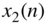 x 2 left-parenthesis n right-parenthesis