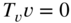 upper T Subscript v Baseline v equals 0