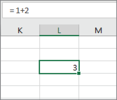 Snapshot of excel converts a handwritten formula into an actual formula in the cell.