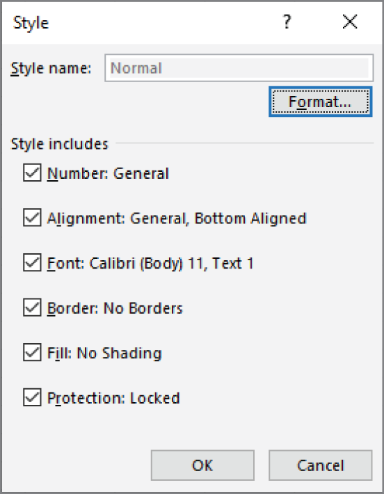 Snapshot of using the Style dialog box to modify named styles.