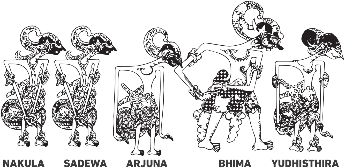 Schematic illustration of the Pandava