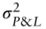 sigma Subscript upper P ampersand upper L Superscript 2